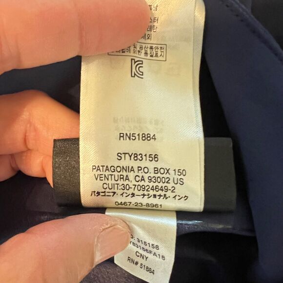 Patagonia H2NО Mens Ski Pants Suspender Blue Sz S Recco Detector 83156 - Picture 10 of 15